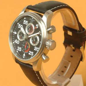 Aeromatic A1235 Military Aviator Observer Chronograph 4-dial Watch