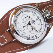 Aeromatic A1236 Aviator Chronograph Retro (brown) Watch 4