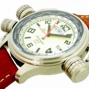 Aeromatic Classic Automatic Luminous Pilot-Defender Watch with crown protection system A 1284 3