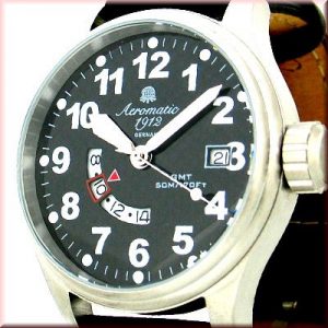 Aeromatic A1288 Defender GMT World Time Watch