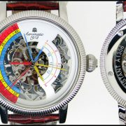 Aeromatic A1306 TRIPHASE Skeleton (White) Watch 4