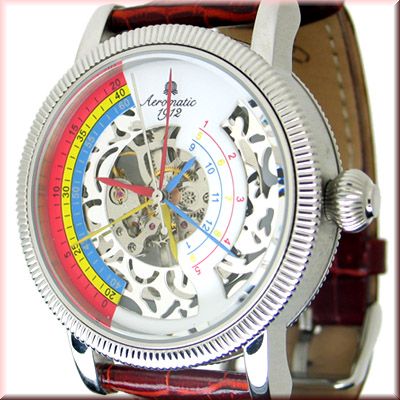 Aeromatic A1306 TRIPHASE Skeleton (White) Watch 1