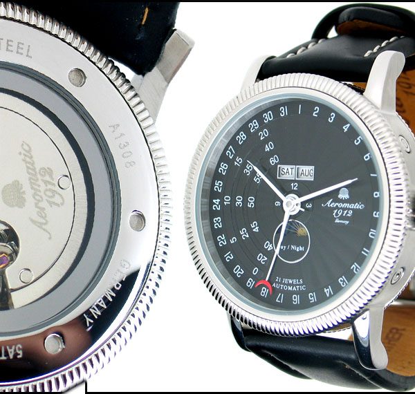 Aeromatic A1308 1st Automatic triphase Regulateur Watch 4