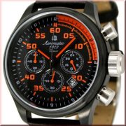 Aeromatic A1325 XXL-Pilot DEFENDER «World-Tour» Chronograph (black) Watch 1