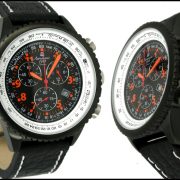 Aeromatic A1333 XXL-Pilot Defender Chronograph (black) Watch 2