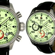 Aeromatic A1342 Retro Aviator Chronograph Watch 3