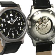 Aeromatic A1347 XL Automatic WWII Sextant modified Rocketpionier Watch 2