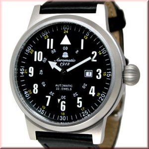 Aeromatic A1347 XL Automatic WWII Sextant modified Rocketpionier Watch