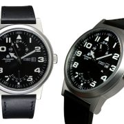 Aeromatic A1348 XL Retro-Design Pilot 24H + Powerreserve Indicator Watch 2