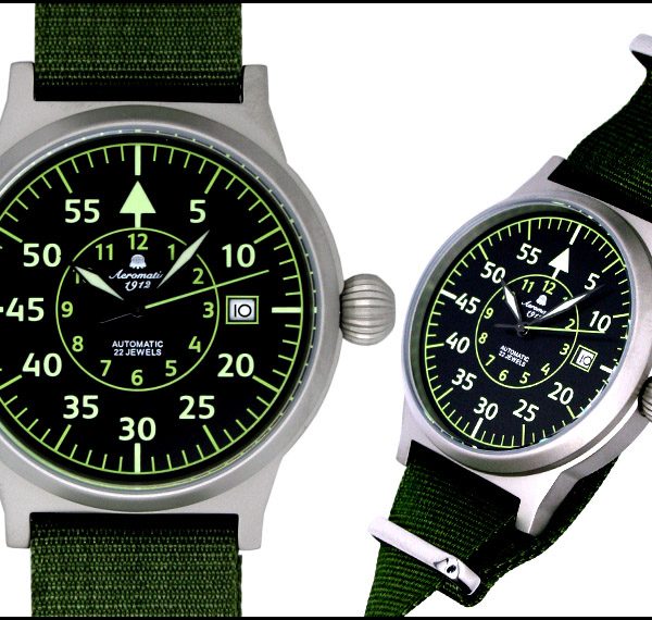 Aeromatic A1354 Automatic Military Observer «Deutsche Flieger Legende» Watch 2