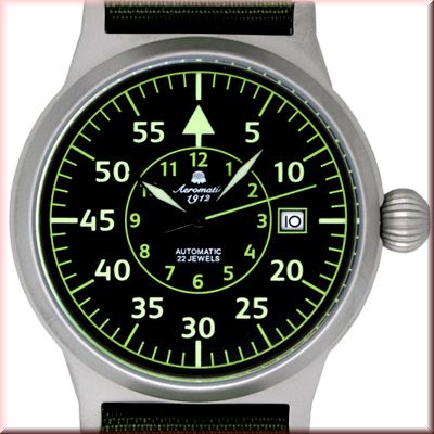 Aeromatic A1354 Automatic Military Observer «Deutsche Flieger Legende» Watch 1