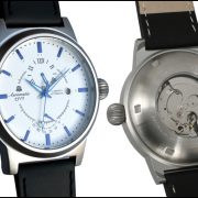 Aeromatic A1359 XL Retro-Design Pilot 24H + Powerreserve Indicator Watch 3