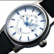 Aeromatic A1359 XL Retro-Design Pilot 24H + Powerreserve Indicator Watch 2