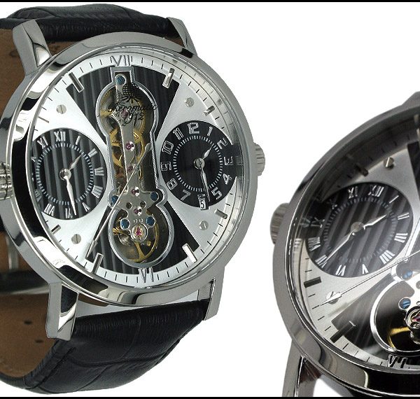 Aeromatic A1364 Dualtime Classic (black) Watch 2