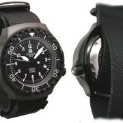 Aeromatic A1389 Automatic Saphire glas nylon Watch 4