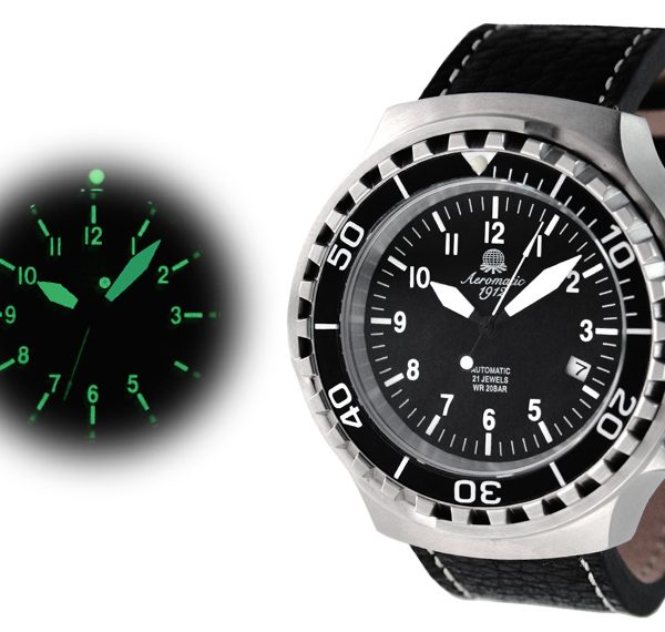 Aeromatic A1390 Automatic Saphire glass Watch 2