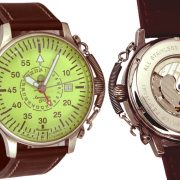Aeromatic A1396 Automatic Observer 24H Classic «Deutsche Fliegerlegende» Watch 4