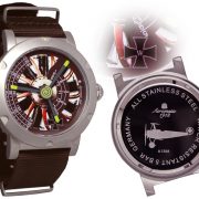 Aeromatic A1398 double Triphase Propeller Watch 4
