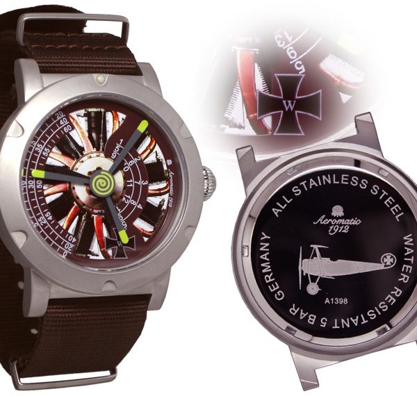 Aeromatic A1398 double Triphase Propeller Watch 4