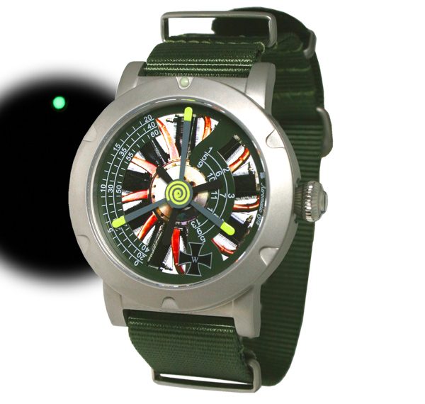 Aeromatic A1399 double Triphase Propeller Watch 3