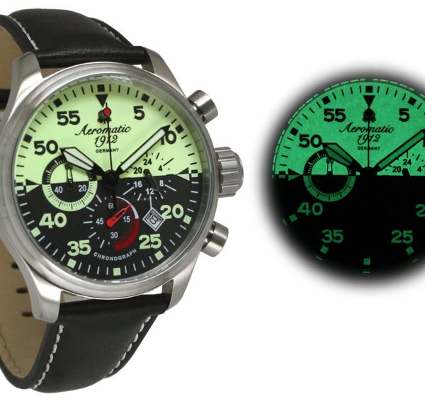 Aeromatic A1403 Aviator Observer Chronograph Watch 3
