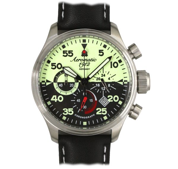 Aeromatic A1403 Aviator Observer Chronograph Watch 1