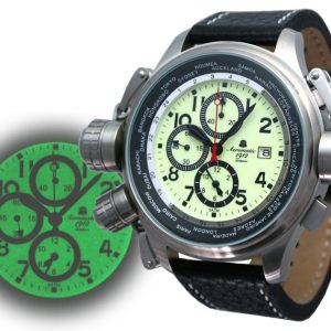 Aeromatic A1404 Alarm Chronograph with crown protection system Watch