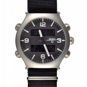 MWC G10 EVO Dual Time Chronograph (black dial) Watch