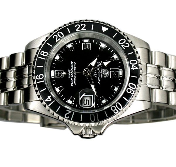 Tauchmeister1937 T0082 Automatic Professional Diver GMT-U-BOOT Watch 1