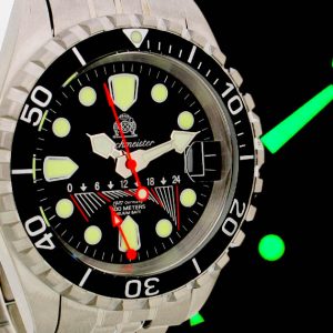 Tauchmeister1937 T0095 Profi combat diver GMT Fly-back Watch