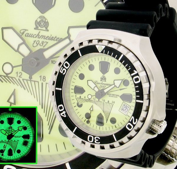 Tauchmeister1937 T0104 Profi diver GMT Fly-back Watch 1