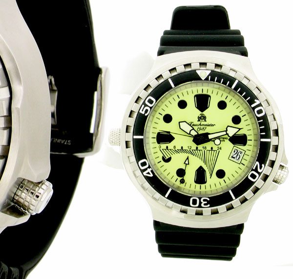 Tauchmeister1937 T0104 Profi diver GMT Fly-back Watch 3