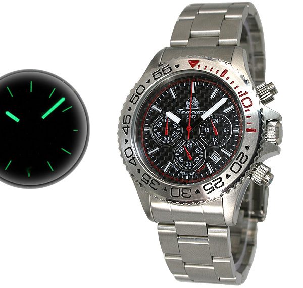 Tauchmeister1937 T0110 Professional Diver Chronograph U-BOOT Watch 2
