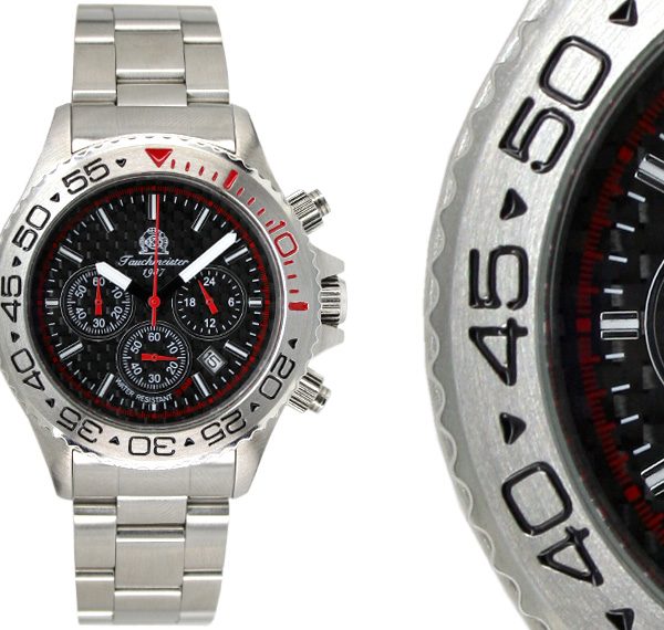 Tauchmeister1937 T0110 Professional Diver Chronograph U-BOOT Watch 3