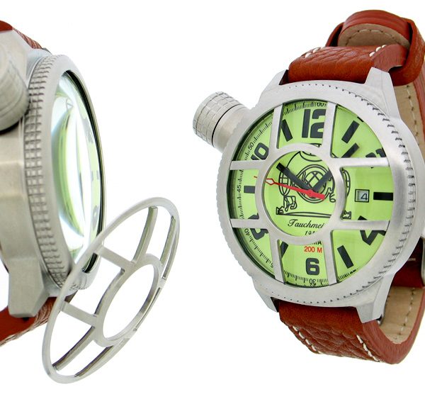 Tauchmeister1937 T0140 Automatic U-Boot Watch with Detachable Iron Bars 2