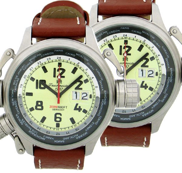 Tauchmeister1937 T0156 XXL-Pilot «World-Tour» Watch 1