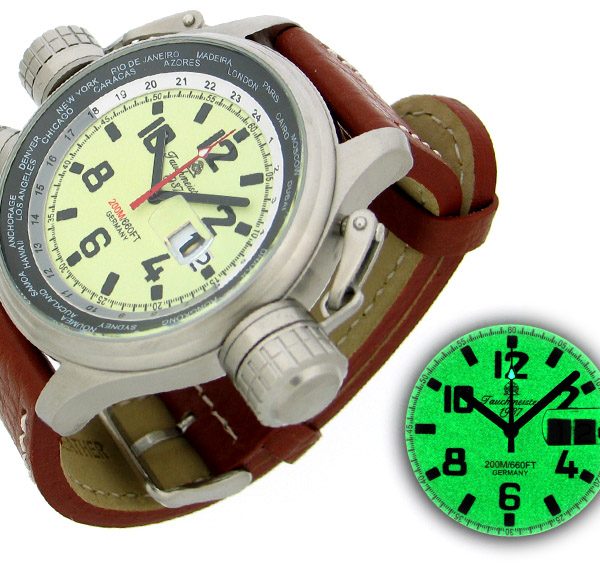 Tauchmeister1937 T0156 XXL-Pilot «World-Tour» Watch 3