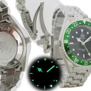 Tauchmeister1937 T0172 2.WW German U-Boot Date SWISS-GMT-movt