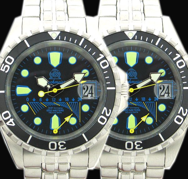 Tauchmeister1937 T0173 Profi diver GMT Fly-back Watch 1