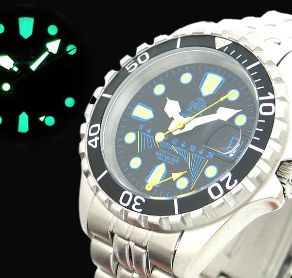 Tauchmeister1937 T0173 Profi diver GMT Fly-back Watch 2