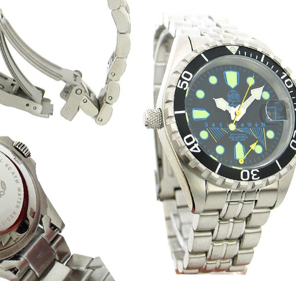 Tauchmeister1937 T0173 Profi diver GMT Fly-back Watch 3