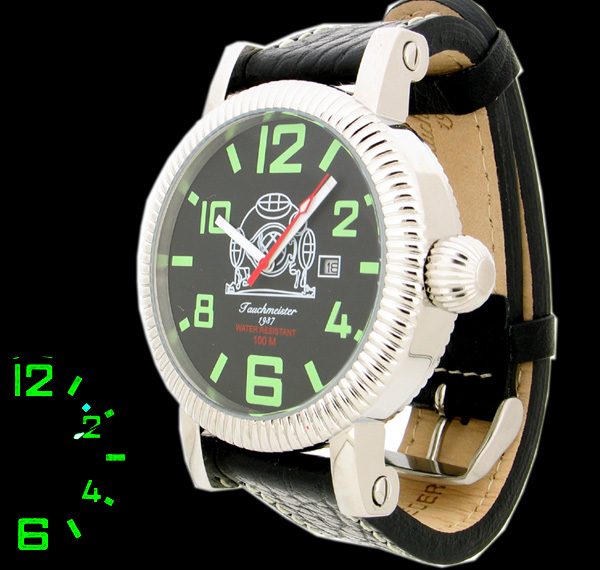 Tauchmeister1937 T0174 XXL U-Boot (Bunker) Watch 2