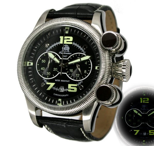 Tauchmeister1937 T0177 XL Chronograph Watch 3