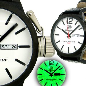 Tauchmeister1937 T0178 2.WW German U-Boot SWISS-DAY-DATE Watch