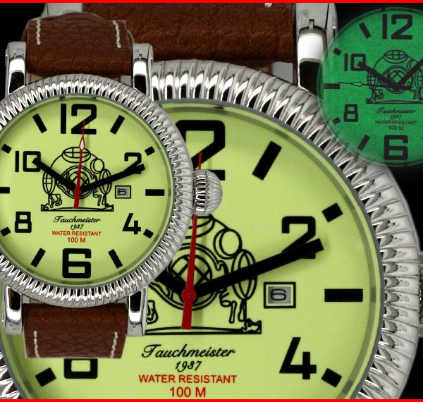 Tauchmeister1937 T0198 XXL U-Boot (Bunker) Watch 2