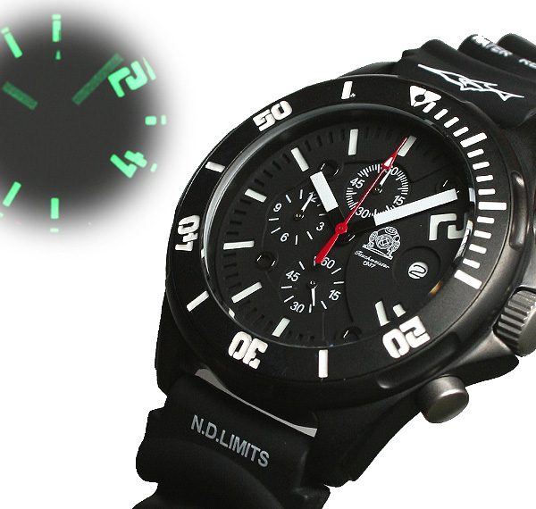 Tauchmeister1937 T0218 Marine Diver Chronograph «Professional Deep Sea» Watch 3