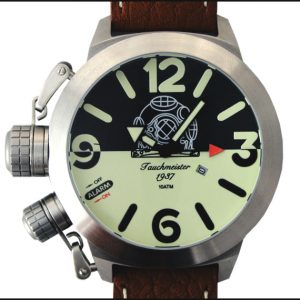 Tauchmeister1937 T0233 2.WW German U-Boot Alarm Watch