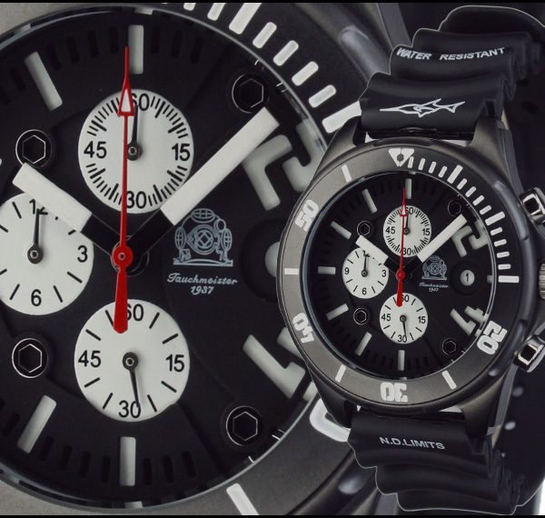 Tauchmeister1937 T0241 Marine Diver Chronograph «Professional Deep Sea» Watch 1