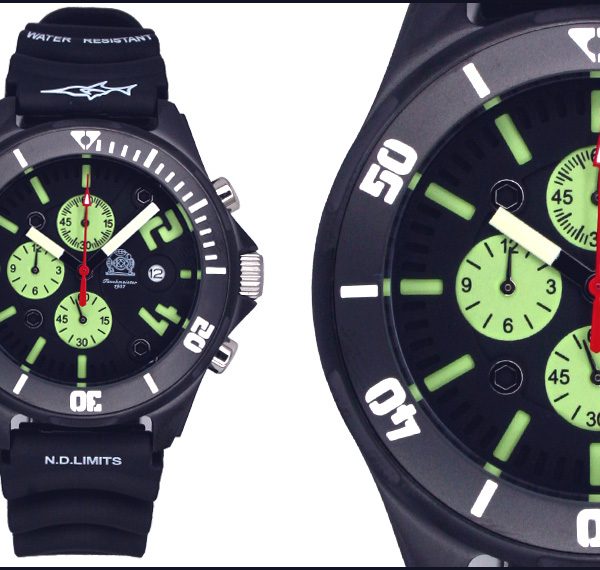 Tauchmeister1937 T0242 Marine Diver Chronograph «Professional Deep Sea» Watch 1
