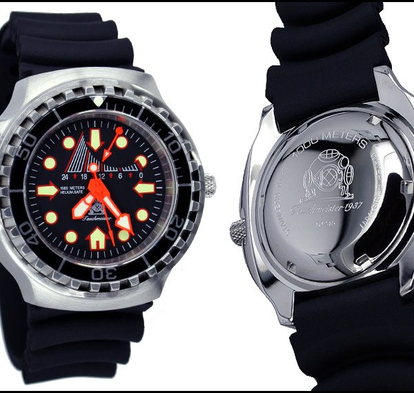 Tauchmeister1937 T0249 Profi Diver GMT Fly-back Watch 3